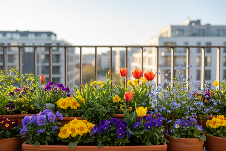Balkonpflanzen im Frühling: So startest du perfekt in die Saison