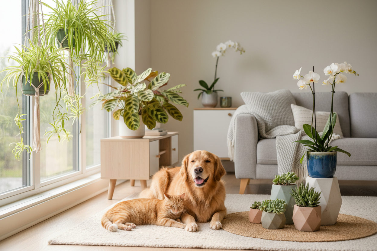 Haustierfreundliche Pflanzen: Diese Arten sind sicher für Katzen und Hunde