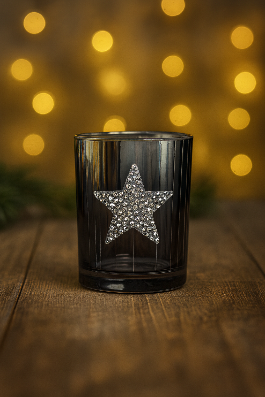 Elegantes Windlicht „Sparkle Star“