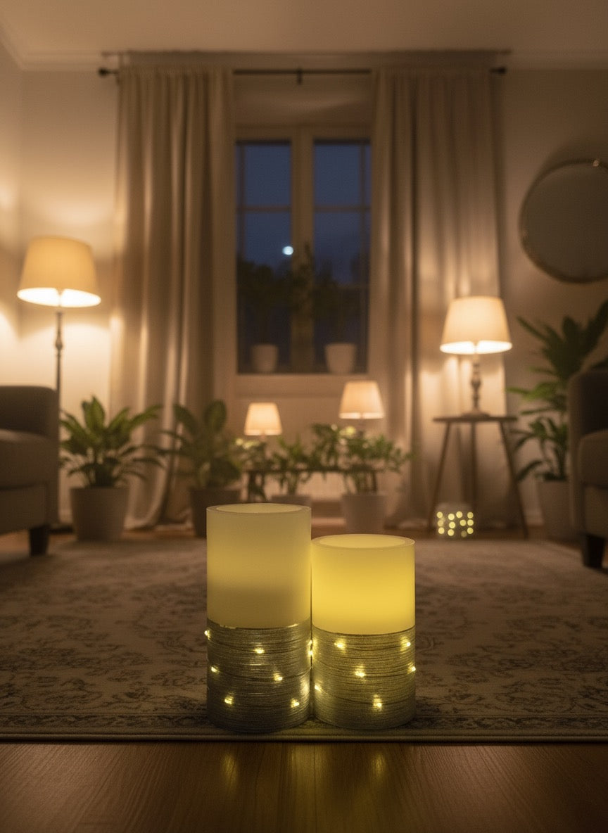 2er-Set Fairy Glow – LED Kerze