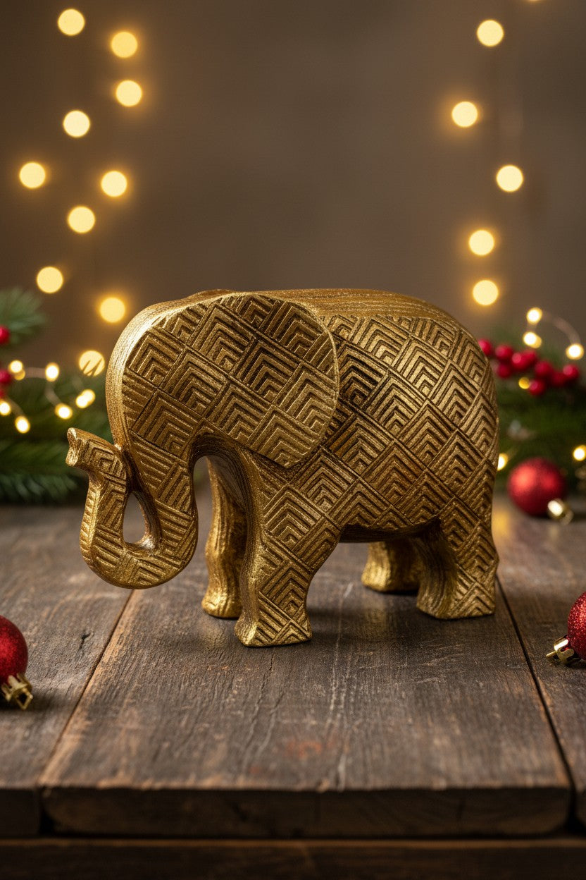 Goldener Elefant