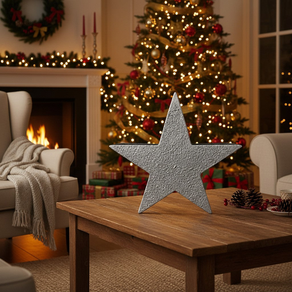 Silberner Deko-Stern